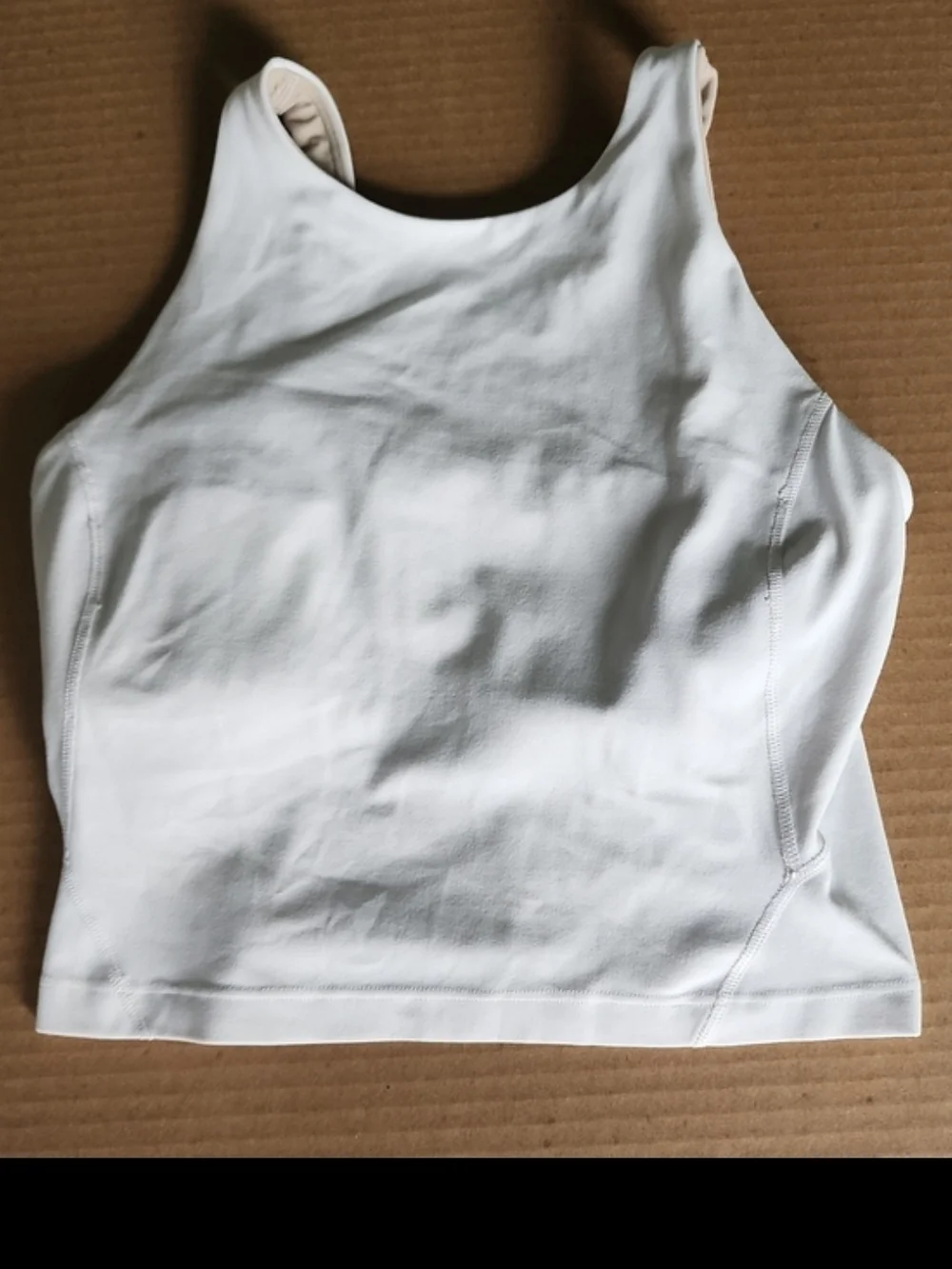 Lululemon Align High-Neck Tank Top,  White, size 4